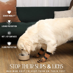 DOK TigerToes twist-proof grip socks stay stable during playful twists