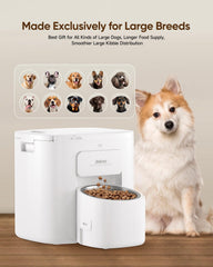 Dokoo 15L feeder vacuum-sealed-lid preserves freshness between meals