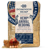 Dominion Hemp Bedding coop interior shows a clean, comfortable nesting area.