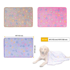 Dono blankets multi-color pack folded for storage and easy use.