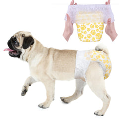 Dono Dog Diapers 360-wrap waist keep dogs secure during playtime.