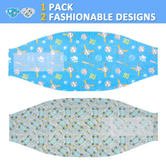 Dono dog diapers with widened absorption area for longer dryness.