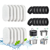 DOOOB cat fountain filter packaging displays a 12-pack kit for easy replacements.