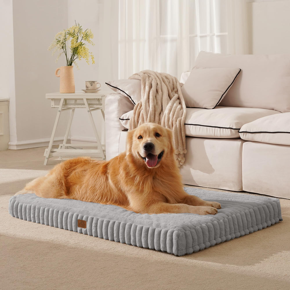 DOPEDIO orthopedic bed with egg-crate foam close-up showing balanced hip support.