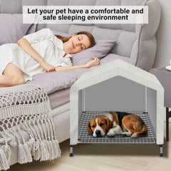 Dopliv waterproof dog tent highlights breathable fabric for cool, comfortable indoor or outdoor use.