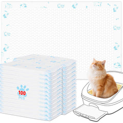 DOQVTIZAY cat pads refills 16.9x11.4 inch pack—fits Breeze trays and locks in moisture