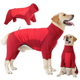 Dotoner dog sweater leash-opening lets you clip a harness quickly on chilly walks.