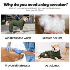 Dotoner pullover dog sweater keeps dogs warm during cold outdoor activities