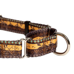 Downtown Pet Supply collar martingale pina, diseño ancho y resistente para perros activos