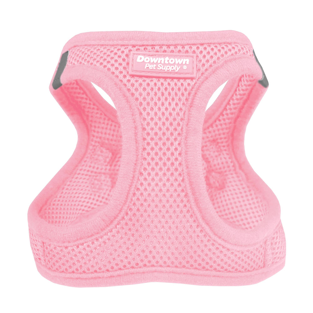 Downtown Pet Supply step-in harness with padded mesh for comfortable daily walks and reflective safety.