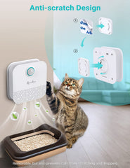 DownyPaws smart sensing deodorizer auto on off with cat movement