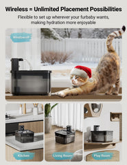 DownyPaws battery-compartment close-up highlights cordless operation and travel-friendly design.