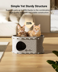 DownyPaws PeekaPurr 360-degree enclosure provides secure retreat