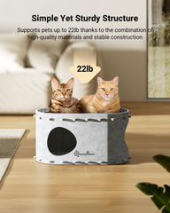 DownyPaws PeekaPurr cat haven interior; secure privacy and quiet retreat.