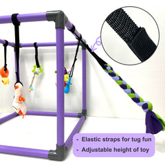 DOZZOPET toy variety demonstrates eight options for sensory enrichment.