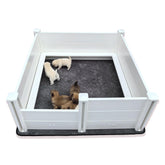 DOZZOPET whelping box pig rails keeps puppies safe around mom