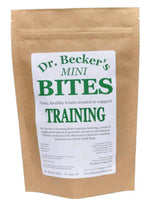 Dr. Becker's Mini Bites beef liver morsels for quick training rewards.