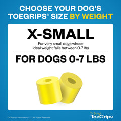Dr Buzby's ToeGrips XSmall pack of 20 grips for small dogs.