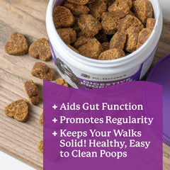Dr. Harvey's Digestive Probiotic Soft Chews seven-strain blend supports gut balance.