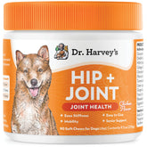 Dr. Harvey's Hip & Joint Soft Chews bottle aids daily mobility with trusted joint support.