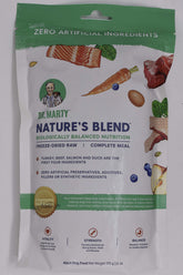 Dr. Marty Nature's Blend freeze-dried dog food 6oz packaging highlights natural ingredients for convenient meals.