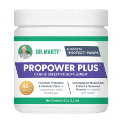 Dr. Marty ProPower Plus powder jar for gut health support