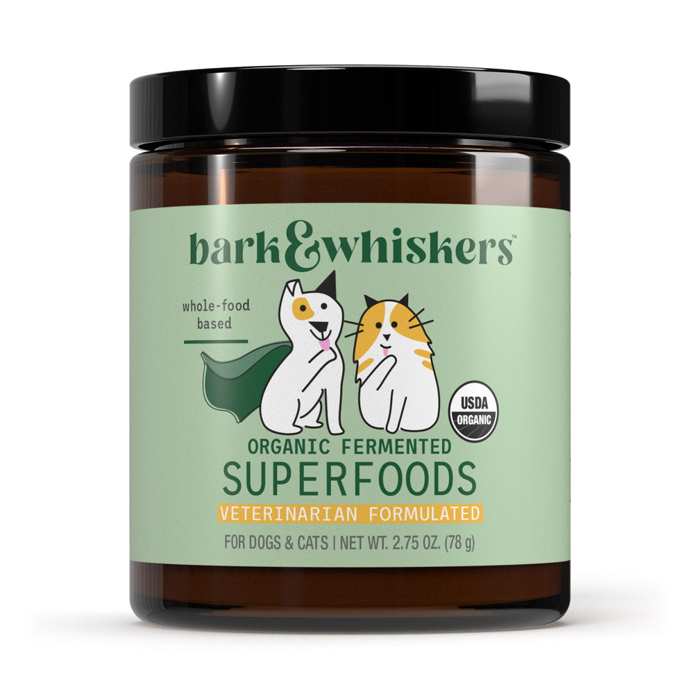 Dr. Mercola Alimento fermentado para gatos y perros en envase de 78 g, snack diario saludable