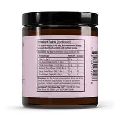 Dr. Mercola Bark & Whiskers Adrenal Support beef liver flavor enhances palatability during meals.