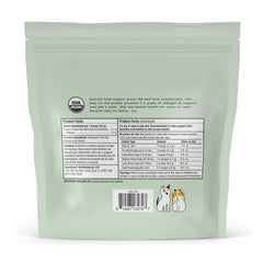 Dr. Mercola Bark & Whiskers collagen being poured into water for easy mix