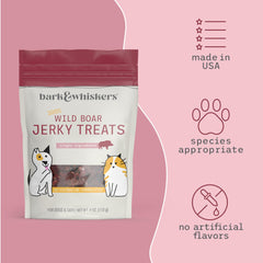 Dr. Mercola Wild Boar Jerky is made from humanely captured meat for responsible snacking.