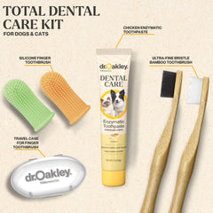 Dr. Oakley bamboo toothbrushes with ultra-fine bristles for gentle cleaning