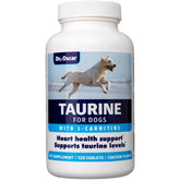 Dr. Oscar Taurine for Dogs bottle with chewables for heart support