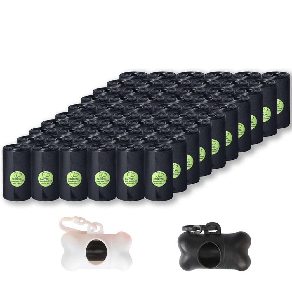 DREAM&GLAMOUR dog poop bags with a bone-shaped dispenser for quick, mess-free walks.