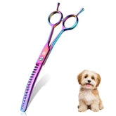 Dream Reach chunker shear 6.5-inch front view for precise blending and natural pet coat texture.