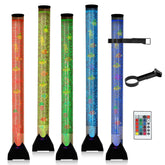 Dreamtrue 4ft sensory bubble tube lamp with flowing bubbles for calming ambiance and visual focus in rooms.