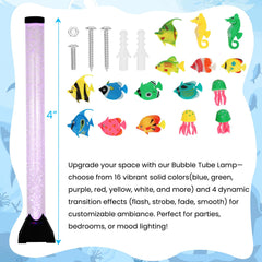 Dreamtrue bubble lamp demonstrating educational function and sensory engagement in a learning space.