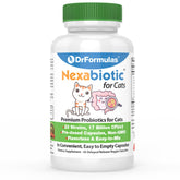 DrFormulas Nexabiotic cats bottle close-up for easy administration and digestive support
