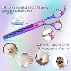 DRGSKL adjustment-screw-and-muffler demonstrates enhanced control and reduced pet-stress during grooming.