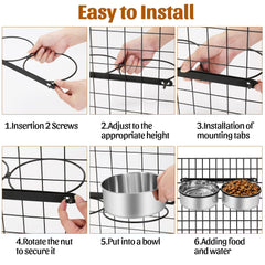 DricRoda 40oz bowls fit dogs and cats for meals