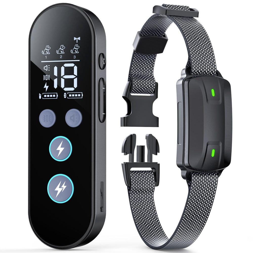 Drroon dog shock collar remote front view for reliable training reminders