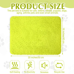 Drydiet cat pad with plush top provides soft snuggle surface for pets