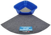 Drymate Corner Cat Litter Trapping Mat ridged design traps litter and keeps floors cleaner.