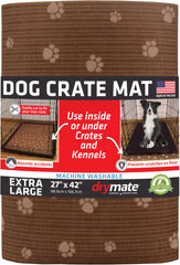 Drymate dog crate mat absorbent-urine keeps kennels clean and floors protected.
