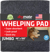 Drymate Jumbo Whelping Box Liner Mat showing absorbent top layer.