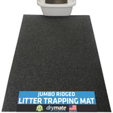 Drymate Jumbo XXL cat litter trapping mat front view showing wide surface to trap litter