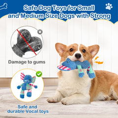DSUMD dog-toy-interactive-tug-rope invites joint play and strengthens bond.