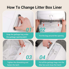 DuckSky 80-count drawstring bags for quick, odor-controlled waste disposal.
