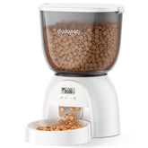 DUDUPET 5L cat feeder front view shows programmable meals for routine feeding.