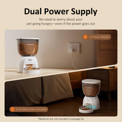 DUDUPET sealed-food-tank keeps kibble fresh with a reliable, odor-controlled storage space.