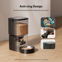 DUDUPET large 5l food storage keeps supply stocked for days